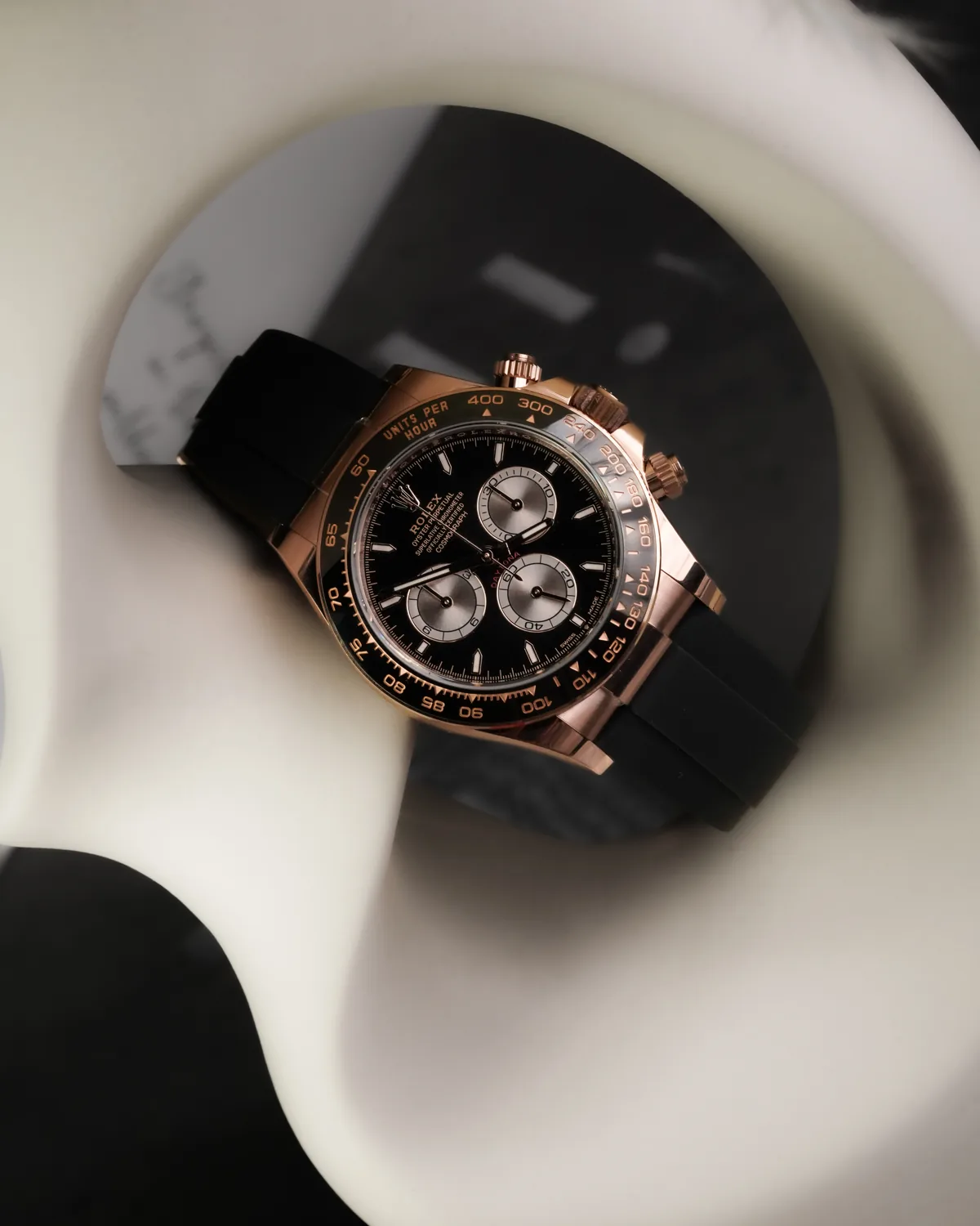 Rolex Cosmograph Daytona Everose Gold Oysterflex